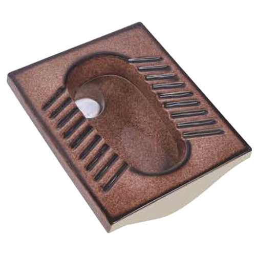 +6 Coffee Brown Rustic Double Colour Pan Toilet Seat