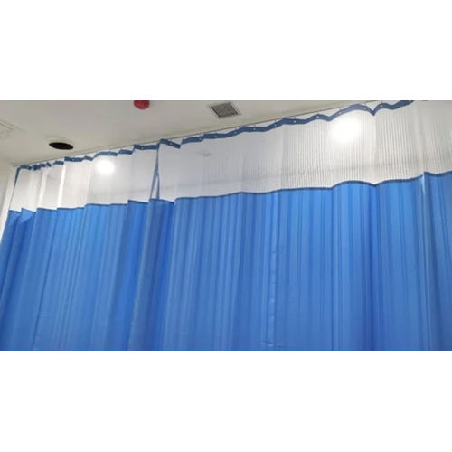 Water Repllent Hospital Curtain - Color: Blue