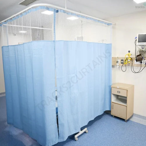 Antimicrobial Hospital Curtains - Color: Blue