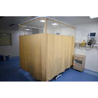 Hospital Curtain Track - High-grade Aluminium, L7' X W Custom Size, Pristine White Color, Durable And Elegant Design, Smooth Glide Operation