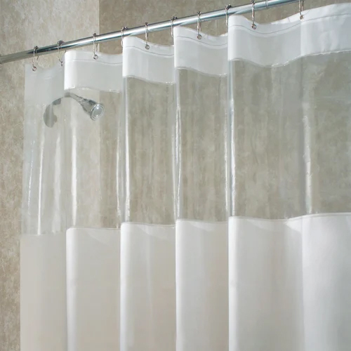 Plain Bathroom Shower Curtain