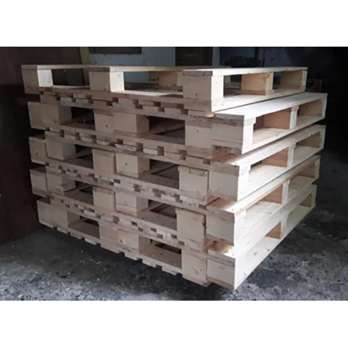 1200 Kgs Load Capacity Euro Wooden Pallets - Color: Brown