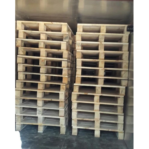 Heat Treated Wooden Pallets - 1200 x1000mm and 1200 x800mm | Durable Brown Wood Design
