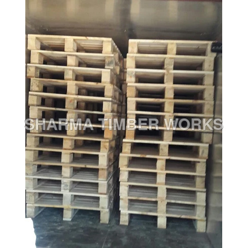 Heat Treated Wooden Pallets - 1200 x1000mm and 1200 x800mm | Durable Brown Wood Design