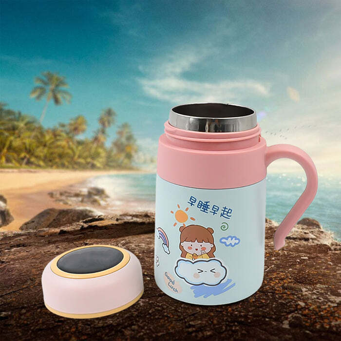 Stainless Steel Mug / Bottle Vacuum Insulated Cup With Handle