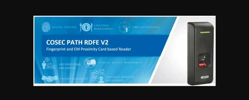 Matrix Cosec Path Rdf - Metal Access Control Reader, Fingerprint And Card Recognition With Ip65 Rating And 25000 Templates Storage