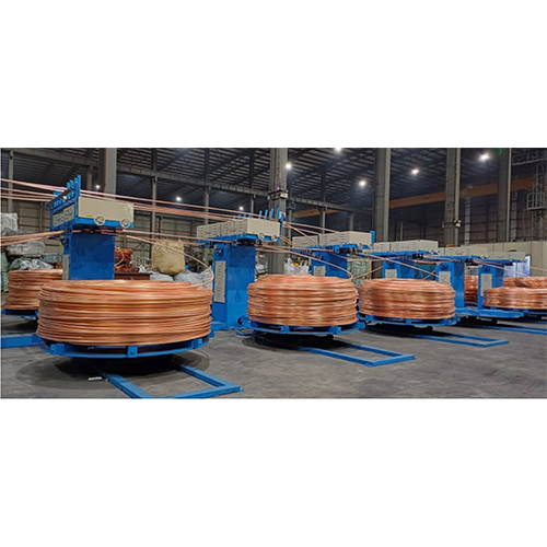Vertical Continuous Rod Casting Unit Coiler