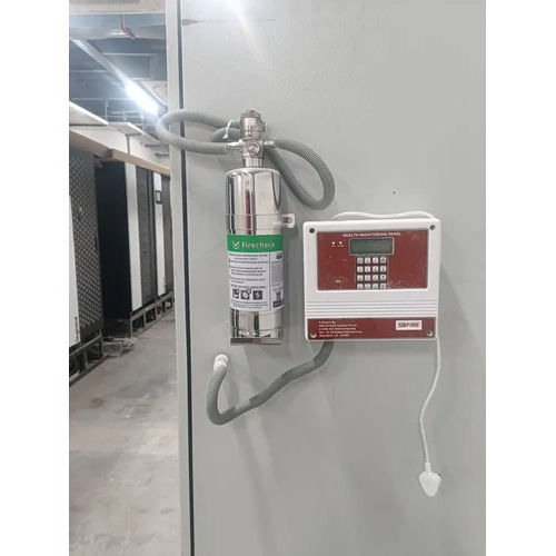 Electrical Panel Fire Suppression System - Color: White & Red