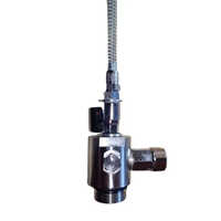 Direct Low Pressure Valve - Silver Finish, Customizable Port Size & Sealing | Ideal For Gas And Water Media In Industrial Applications