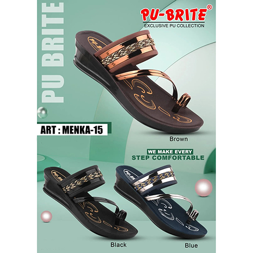 Menka-15 महिलाओं के PU चप्पल