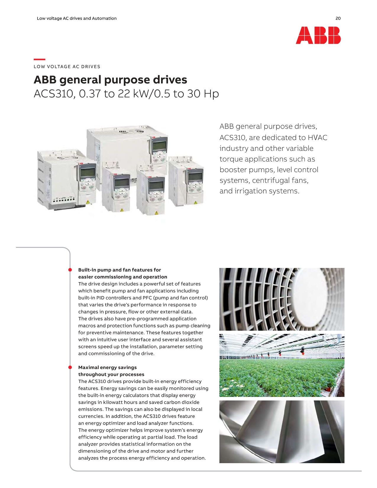 ACS310 ABB general purpose drives
