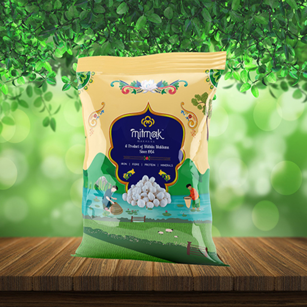 Mitmak Blue Makhana 250Gm Pack - Color: White