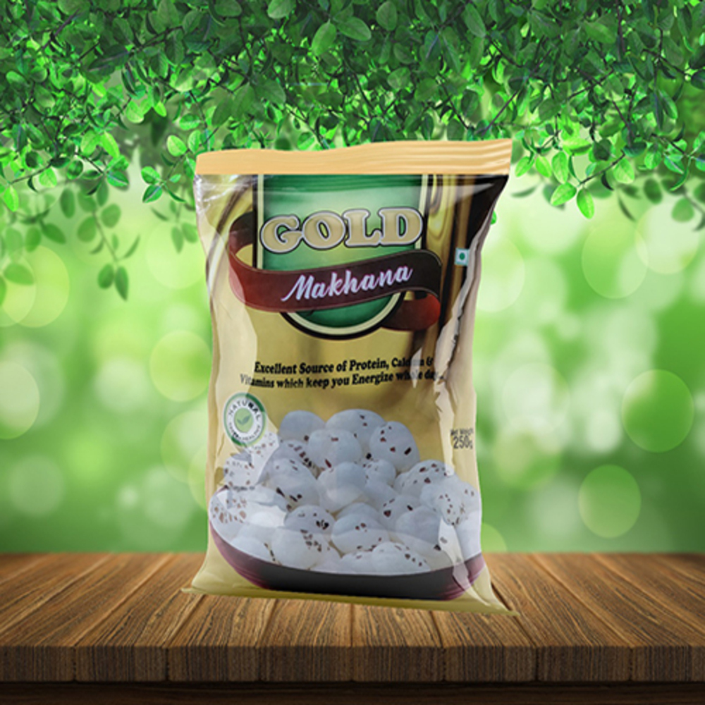 Gold Makhana  250Gm Pack - Color: White