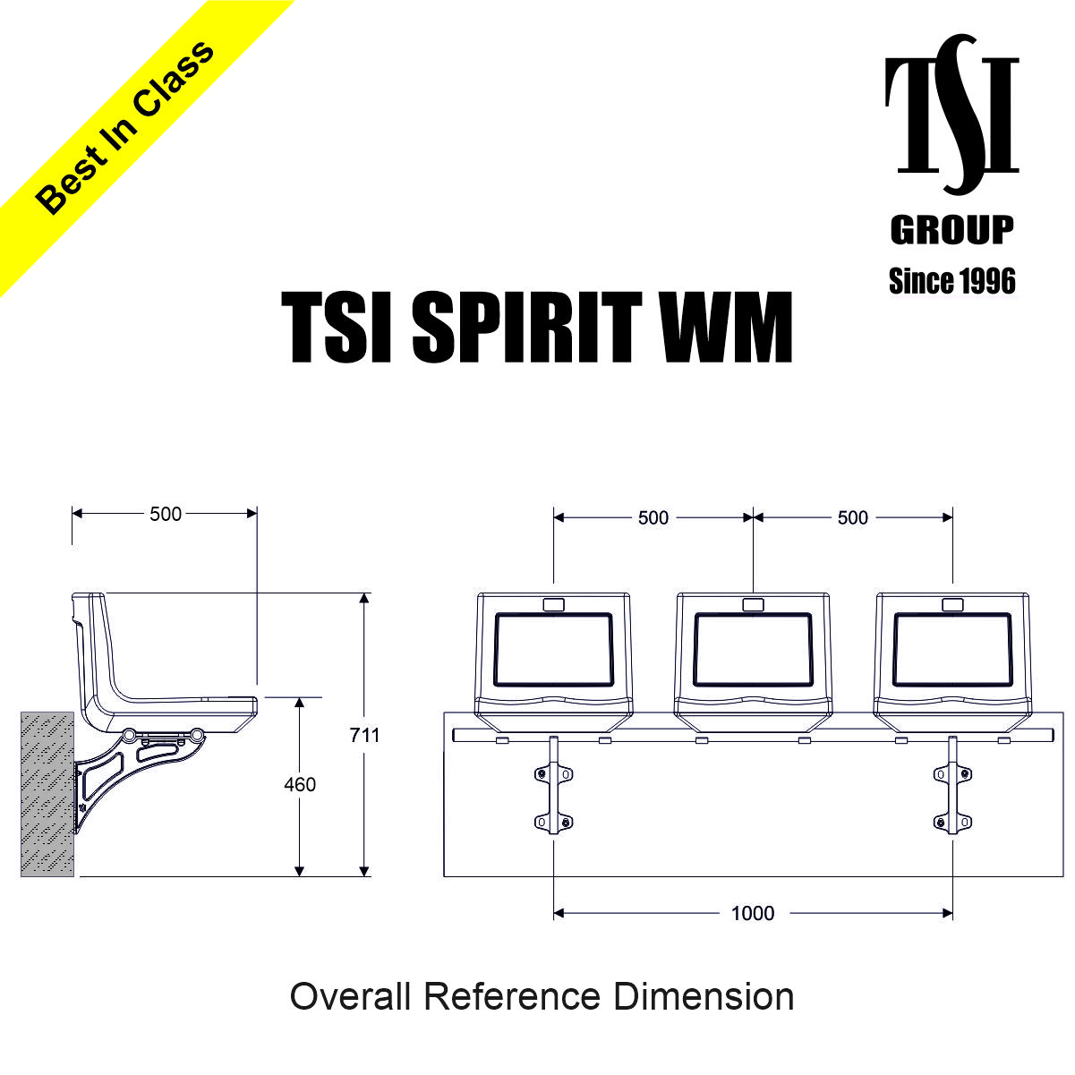 TSI SPRIT Wall Mount