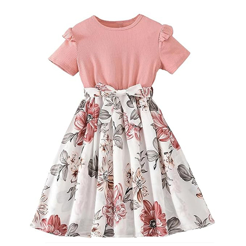 Kids Printed Frock - Color: Different Available