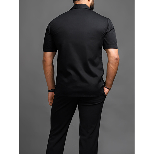 Jade Studio Collection Handcrafted Thread Border Mens Shirt - Feature: Washable