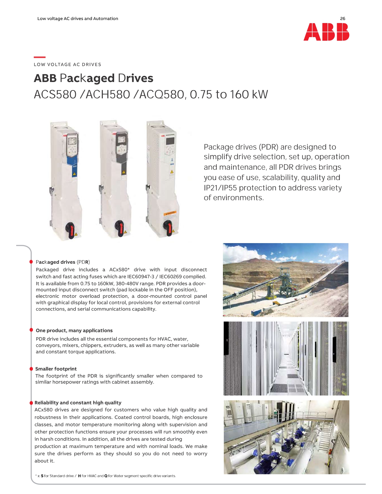 ACS580 ABB Packaged Drives