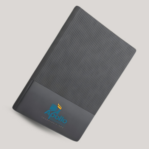 Customized Black And Blue Notebook With Logo