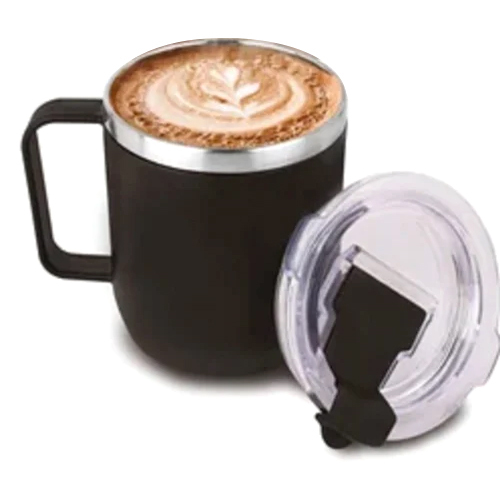 Coffee Mug With Handle - Color: Black