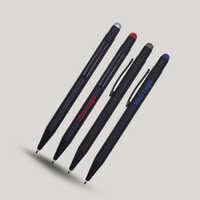 Customized Black And Grey Metal Ball Pens With Logo - Size: Different Size