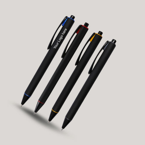 Customized Black And Gold Metal Pens With Logo