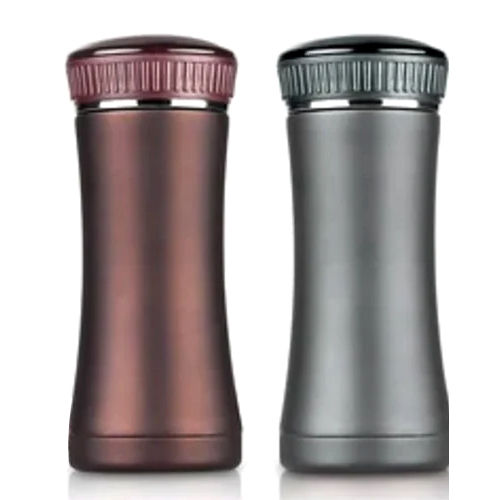 Ss Crystal Sipper Bottle - Color: Brown And Silver