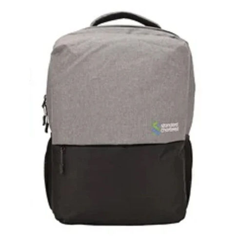 Laptop Backpack Bag - Color: Black And Grey