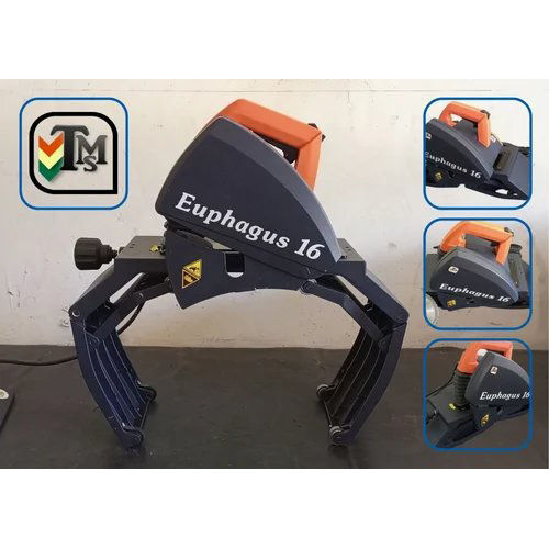 Euphagus 16 Portable Pipe Cutting Machine - Color: Black & Orange