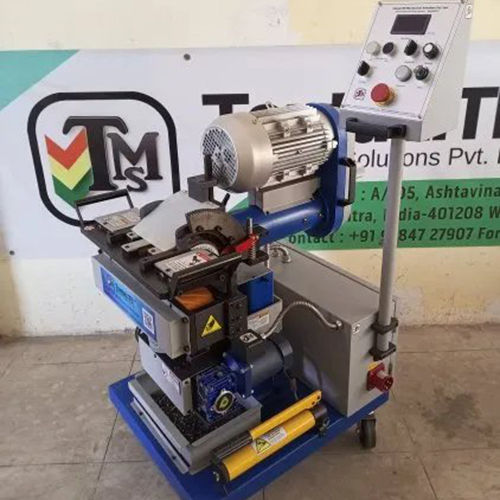 Automatic Plate Beveling Machine - Color: Blue