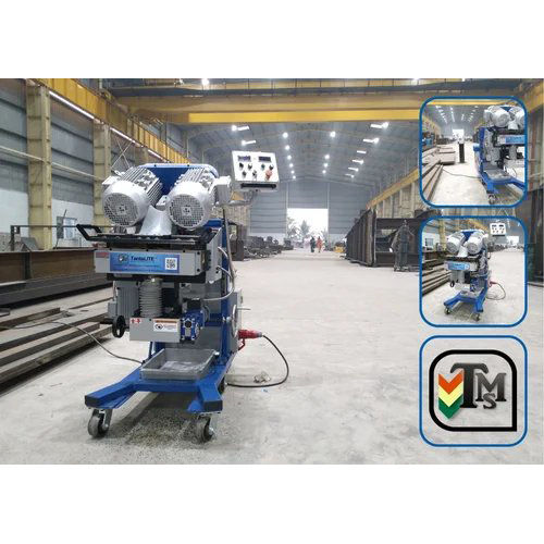 Automatic Plate Bevelling Machine - Color: Blue