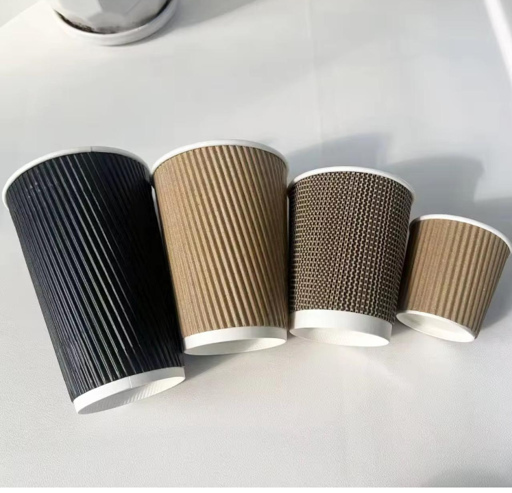 Ripple Cup - 100 ml Size, Brown Paper Material | Pack of 2000 Units