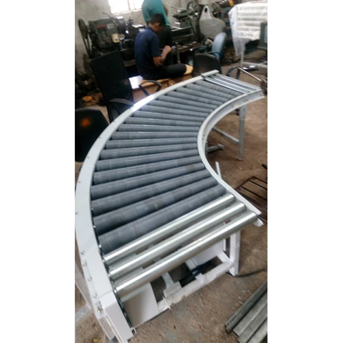 Curve Roller Conveyors using Taper Rollers