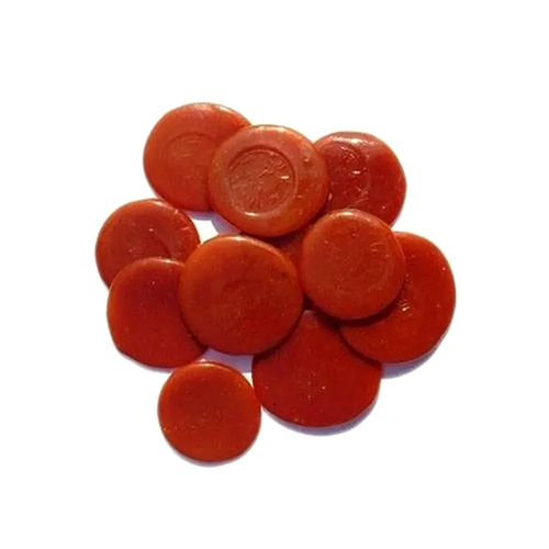 Handmade Shellac Flakes - Color: Red