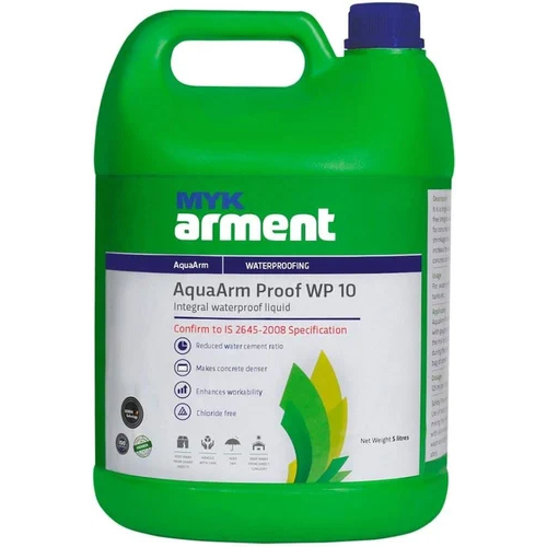 5L WP10 Myk Arment Aquaarm Proof Concrete Admixture