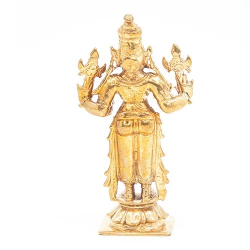 4 inch Bronze God Dhanvanthri Statue