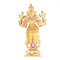 4 inch Bronze God Dhanvanthri Statue