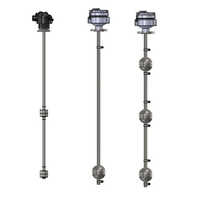 Magnetic Float Sensor - Stainless Steel & Plastic, 10m Hole Diameter, Spst Switch Rating 100v | Side, Top, Bottom Mount Options For Liquid Media