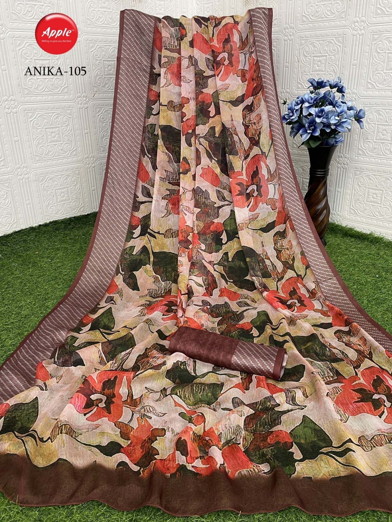 Moss Chiffon Sarees