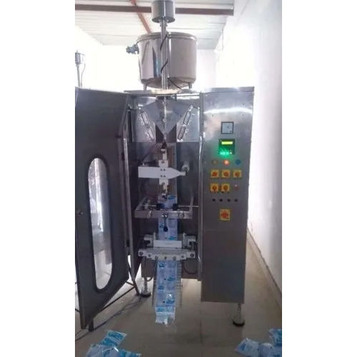 Automatic Milk Pouch Packing Machine - Color: Silver