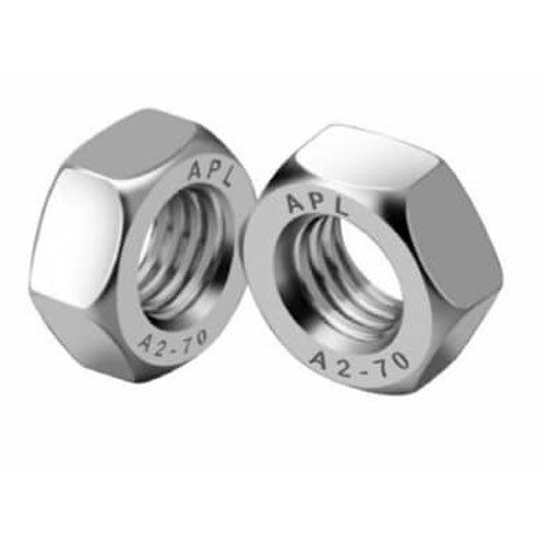 Din 934 Hex Nut - Color: Silver