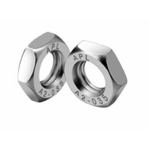 Din 939 Hex Lock Nut - Color: Silver