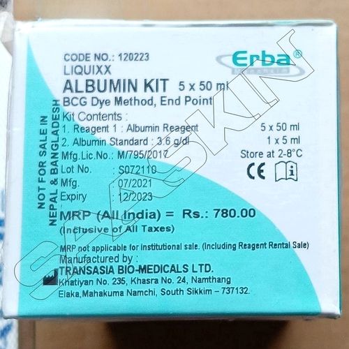 Erba Mannheim LIQUIXX Albumin Kit