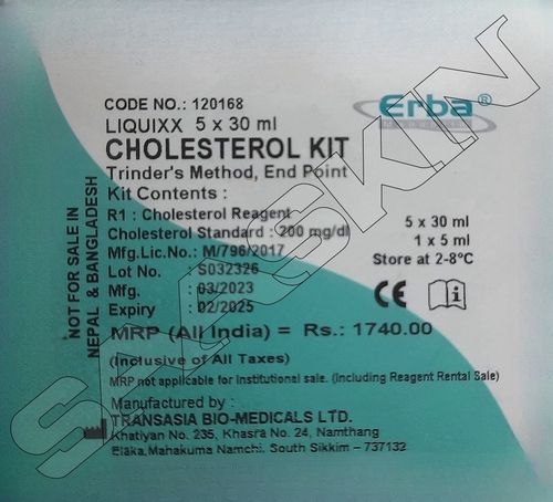 Erba Mannheim LIQUIXX Cholesterol Kit