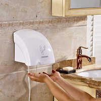 Automatic Wall Mounted Hand Dryer - Stainless Steel, Different Size, Glossy White Finish | Rectangular Shape, High-efficiency Operation