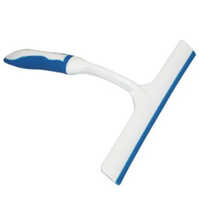 Plastic Glass Cleaning Wiper - High-quality Plastic, Lightweight Design, White Color | Effortless Streak-free Glass Cleaning For Home & Office