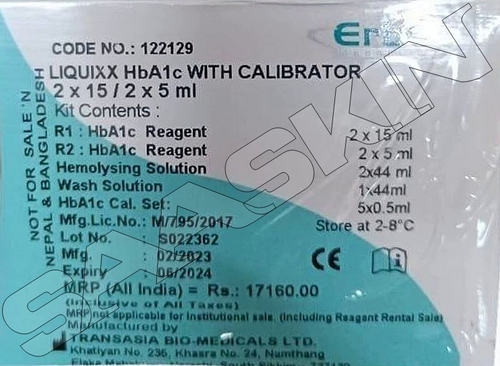 Erba Mannheim LIQUIXX HbA1c with Calibrator