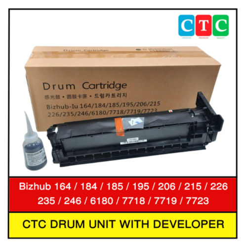 CTC Bizhub 164 / 184 / 185 / 195 / 206 / 215 / 226 / 235 / 246 Drum Unit Box Pack