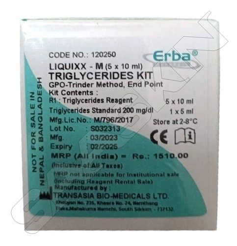 Erba Mannheim LIQUIXX-M Triglycerides Kit