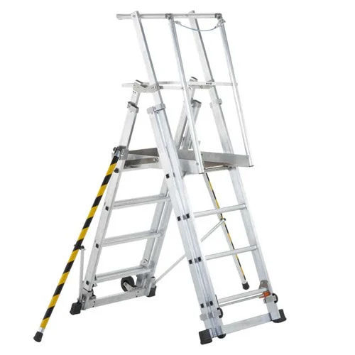 Zap Telescopic Step Tower Ladder - Material: Aluminium