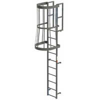 Silo Fire Escape Wall Support Ladder
